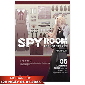 SPY ROOM - Lớp Học Điệp Viên - Tập 5: Gujin Elna - Bản Đặc Biệt - Tặng Kèm Bookmark + Thẻ Nhân Vật + Huy Hiệu + Móc Khóa