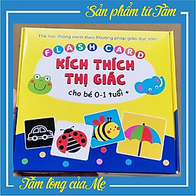 Bộ Thẻ Flash Card Kích Thích Thị Giác Cho Bé 0-1 Tuổi +