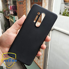 Ốp lưng dành cho OnePlus 8 Pro silicon dẻo màu đen bảo vệ camera chống sốc cao cấp