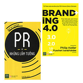 Combo Marketing 4.0: Branding 4.0 + PR Và Những Lầm Tưởng (Tặng Kèm 1 Cuốn 24/8 - Để Dẫn Đầu Trong Mọi Cuộc Đua)