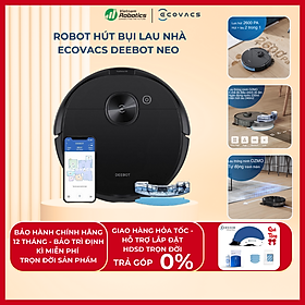 Mua Robot hút bụi lau nhà Ecovacs Deebot NEO - Đen bản quốc tế - App Tiếng Việt  Hàng chính hãng full VAT  lực hút 2600Pa