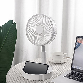 Mua Quạt Sạc Tích Điện Gấp Gọn Có Chức Năng giá đỡ điện thoại  3 Chế Độ  Gió Nhẹ  Gió Mạnh và Gió Tự Nhiên  Pin LITHIUM POLYMER 7200mah  Trang Bị Điều Khiển Từ Xa