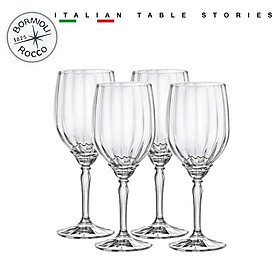 Mua Bộ 4 ly rượu thủy tinh uống vang cao cấp Florian 380ml - Bormioli Rocco - Italy