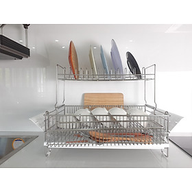 Mua (HOT SALE) RỔ ÚP CHÉN BÁT CAO CẤP - 2 TẦNG