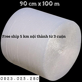 Mua (90 cmx100 mét) cuộn xốp hơi  xốp khí  xốp bóp nổ  bóng bóng khí  giấy nilon bọc gói hàng tại hải phòng