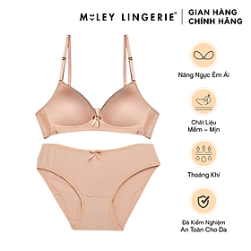 Bộ Đồ Lót Cotton Không Gọng Thoải Mái Tự Tin MiLey Lingerie BRW09015_BCS0904