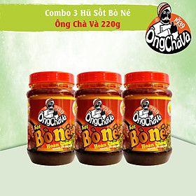 Combo 3 Hũ Sốt Bò Né Ông Chà Và 220g (Chuyên Dùng Ướp Và Xào Các Món Bò Tăng Hương Vị Thơm Ngon Cho Món Ăn)