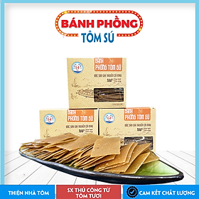 Bánh Phồng Tôm Sú Cà Mau Thiện Nhà Tôm Sản Xuất Thủ Công Hộp 500GR