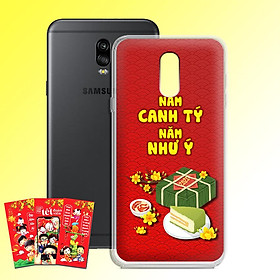Ốp lưng dẻo cho điện thoại Samsung Galaxy J7 plus - 01055 7968 HPNY2020 20 - Tặng bao lì xì Cung Hỷ Phát Tài - Hàng Chính Hãng