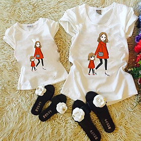 Combo 2 Áo thun Mẹ và bé
