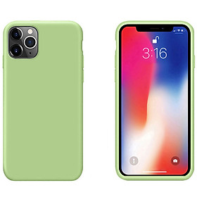Ốp Lưng Liquid Silicone Dẻo Lót Nhung Cho iPhone 11 Pro ( 5.8" ) - Chống Bám Vân Tay & Viền Bảo Vệ Camera ( Có 10 Màu Để Lựa Chọn )