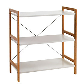 Kệ 3 Ngăn Broby Tre Ép Basic JYSK (70 x 78 cm) - Trắng