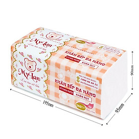 Mua Combo 4 bịch(360 tờ/bịch)Khăn giấy lau bếp đa năng MyLan