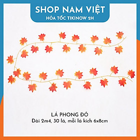 Dây Leo Lá Cây Nhân Tạo Trang Trí Sân Vườn, Nhà Cửa