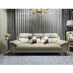 Sofa băng da bò Italy Tundo – SFCTB01 dài 2m2 - hàng cao cấp chuẩn da bò nhập khẩu Ý