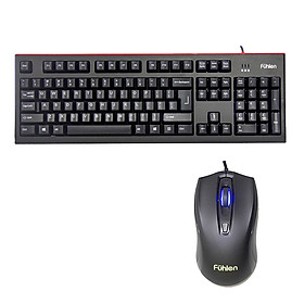 Mua Combo Bàn phím L500S Và Chuột Có Dây Fuhlen X102S - Hàng chính hãng