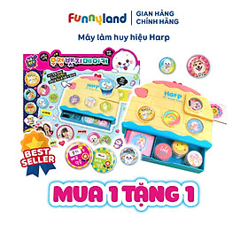 Máy làm huy hiệu Harp - Toytron