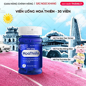 Viên Uống Hoa Thiên Hộp 30 Viên Giúp Đẹp Da Cân Bằng Nội Tiết Tố Cải Thiện Sinh Lý Nữ
