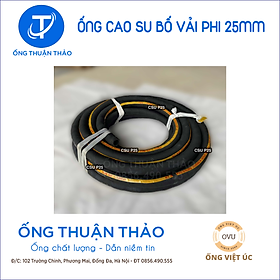 Ống Cao Su Bố Vải Phi 22mm  CUỘN 20 MÉT- Hàng Nhập Khẩu - Ống Thuận Thảo