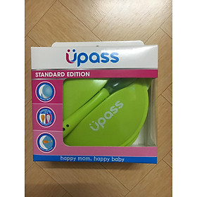 01 Bát ăn dặm có nắp kèm thìa báo nóng Upass Thái Lan