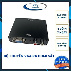 Mua Bộ chuyển VGA to HDMI sắt  bộ chuyển vga ra hdmi sắt chất lượng cao