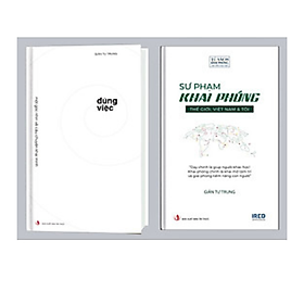 Sách - Combo Sư phạm khai phóng - Thế giới Việt Nam và tôi + Đúng việc : Một góc nhìn về câu chuyện khai minh