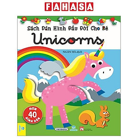 Sách Dán Hình Đầu Đời Cho Bé - Unicorns