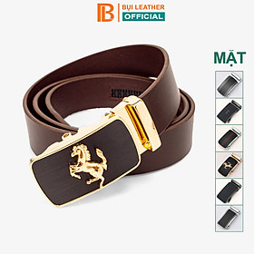 Thắt lưng nam, dây nịt nam da bò thật nguyên tấm Bụi Leather L111 - Khóa tự động, nhiều mặt khóa tùy chọn - Bảo hành 12 tháng