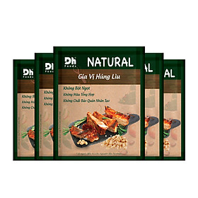 Combo 5 gói Natural Gia vị Húng Lìu Dh Foods