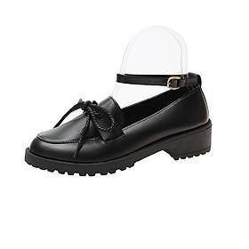 （Two Way Wear）Fashionable Bowknot Flat Oxford Loafer Shoes