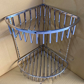 Kệ góc nhà tắm inox 304 cao cấp nan vuông chính hãng.