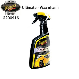Meguiar's Wax bóng nhanh cho sơn dòng Ultimate - Quik Wax - G200916, 475 ml, 16 oz