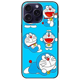 Ốp lưng dành cho Iphone 15 - Iphone 15 Plus - Iphone 15 Pro - Iphone 15 Pro Max - Mèo Do Ra Mon - Hàng Chính Hãng