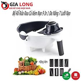 Mua Bộ Dụng Cụ Thông Minh Nạo Rau - Củ - Quả Kèm Rổ 7 Trong 1 Đa Năng