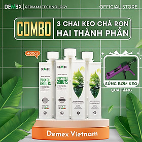 Mua Keo Chà Ron DEMEX - Combo 3 Chai Keo Epoxy 2 Thành Phần - 400gr - Không Chứa Chất Gây Ung Thư