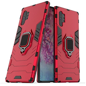 Ốp lưng dành cho SamSung Galaxy Note 10 Plus iron man chống sốc kèm iring