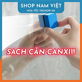 Miếng Bọt Biển Lau Kính, Tẩy Sạch Cặn Canxi Trên Đồ Inox