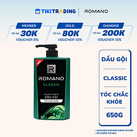 Dầu Gội Romano Deluxe Classic (650g)