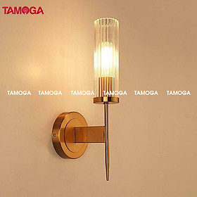 Mua Đèn gắn tường phòng ngủ pha lê đơn TAMOGA KAVYS 1267/1 + Tặng kèm bóng LED AS vàng