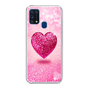 Ốp lưng dẻo cho điện thoại SAMSUNG GALAXY M31 - 0419 HEART10 - Hàng Chính Hãng