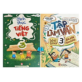 Sách - Combo Chinh Phục Tiếng Việt 3 + Tập Làm Văn 3 - Dùng chung cho 3 bộ sgk hiện hành