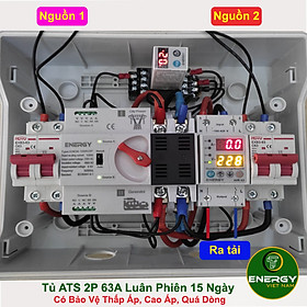 Mua Tủ ATS 2P-100A Tự Động Chuyển Đổi 2 Nguồn Điiện Trong Tháng Không Gián Đoạn
