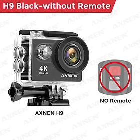 Camera hành động AXNEN H9R H9 Ultra HD 4K 30fps 1080P 60fps WiFi Mũ bảo hiểm chống nước dưới nước 2 inch 170D Quay video Camera thể thao Màu đen H9-Không có điều khiển từ xa