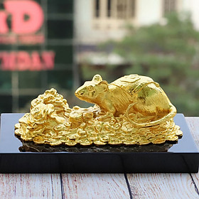 Mua Tượng Chuột Chiêu Tài Tấn Lộc mạ vàng 24K