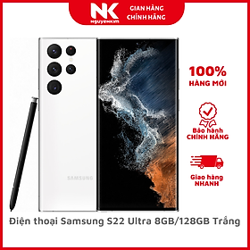 Mua Điện thoại Samsung S22 Ultra 8GB/128GB Trắng -Hàng Chính Hãng
