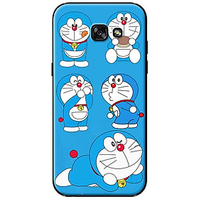 Ốp lưng  dành cho Samsung Galaxy A3 (2017) mẫu Doraemon ham ăn