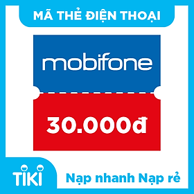 Hình ảnh Mã thẻ điện thoại Mobifone 30K