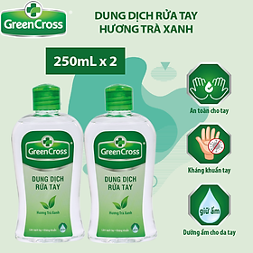 Combo 2 chai Nước rửa tay Green Cross - Dung tích 250ml