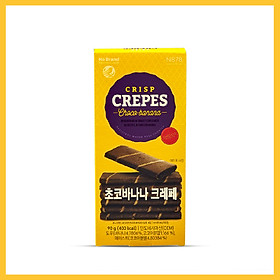Bánh Crepes Vị Sô Cô La Chuối No Brand Hộp 90g Thơm Ngon