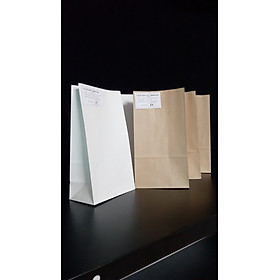TÚI GIẤY KRAFT - TÚI GIẤY ĐỰNG THỰC PHẨM TRỰC TIẾP 13x8x24cm, 200 CÁI